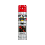 Inverted Marking Paint Spray (6 Case) 2564838 Rust-Oleum Safety Red