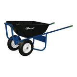 Jescraft All-Welded Steel Wheelbarrows SWA-620FF Jescraft Dual Weel 16" Flat Free Tire