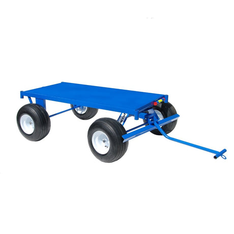 Jescraft Four Wheel Utility Trailer FWT-3048D-18 Jescraft Steel Deck 30" x 48" 18" Pneumatic Tire