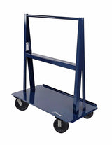 Jescraft Heavy Duty A-Frame Cart with Casters - 60 Inches WA-6024PH8-2R2S Jescraft 8" Phenolic Casters: 2 Rigid, 2 Swivel