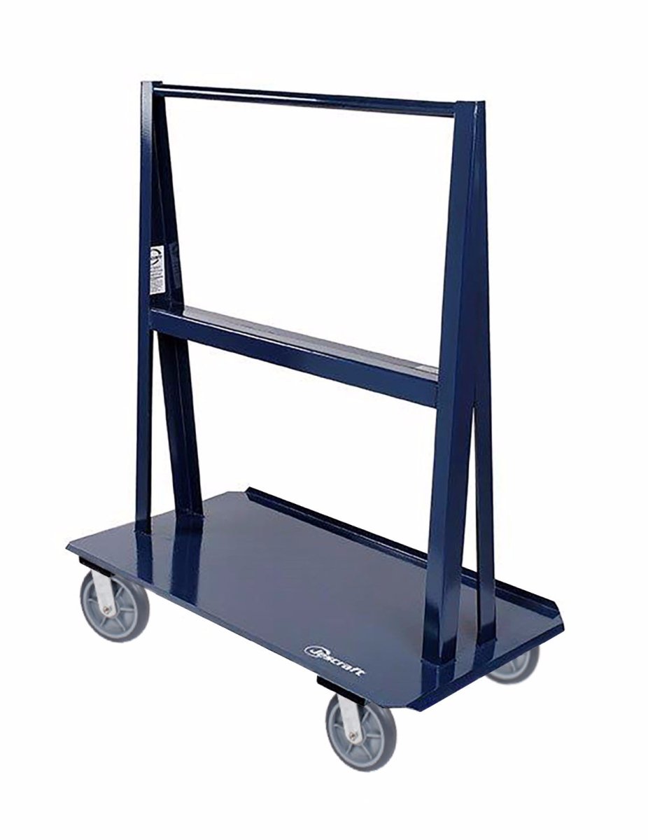 Jescraft Heavy Duty A-Frame Cart with Casters - 60 Inches - Jescraft