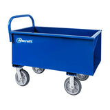Jescraft Heavy Duty Concrete Carts JCC-60PL-2R2S Jescraft 6.5 cu. ft. 8" High-Performance Elastomer Casters: 2 Rigid, 2 Swivel
