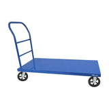 Jescraft Heavy Duty Steel Deck Platform Carts PC-530MR8-2R2S Jescraft 30" x 60" 8" Mold-on-Rubber Casters: 2 Rigid, 2 Swivel
