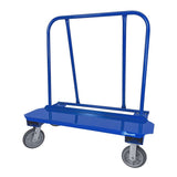 Jescraft Standard Drywall Cart WB-100PL-2R2S Jescraft 12" x 45" HPE on Polyolefin Core 2 Rigid/2 Swivel