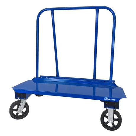 Jescraft Standard Drywall Cart WB-150MR-2R2S Jescraft 18" x 48" Mold on Rubber 2 Rigid/2 Swivel