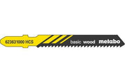 Jigsaw Blades "Basic Wood" - 5 per Pack - Metabo