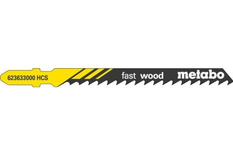 Jigsaw Blades "Fast Wood" - 5 per pack - Metabo