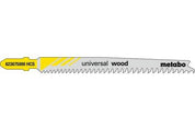 Jigsaw Blades "Universal Wood" - 5 per Pack - Metabo