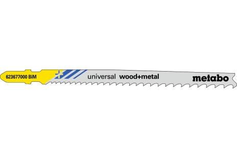 Jigsaw Blades "Universal Wood + Metal" - 5 per Pack - Metabo
