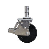 Jobsite Series™ 6' High Perry Style™ I-C4CAS5PYHD MetalTech Set Of Four 5” Heavy Duty Casters