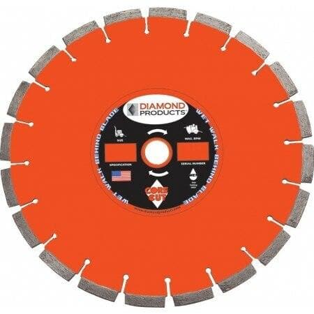 Joint Widening and Cleaning Diamond Blades - Pro Blue 89716 Diamond Products 12" x .187