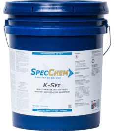 K-Set Non-Corrosive, Non-Chloride Accelerating Admixture - SpecChem
