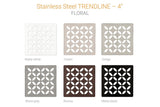 KERDI-DRAIN: Point Drain With Integrated Bonding Flange KDIF4GRKTSOBD5 Schluter Bronze Floral