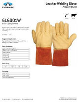 Leather Welding Glove - Box of 12 Pyramex