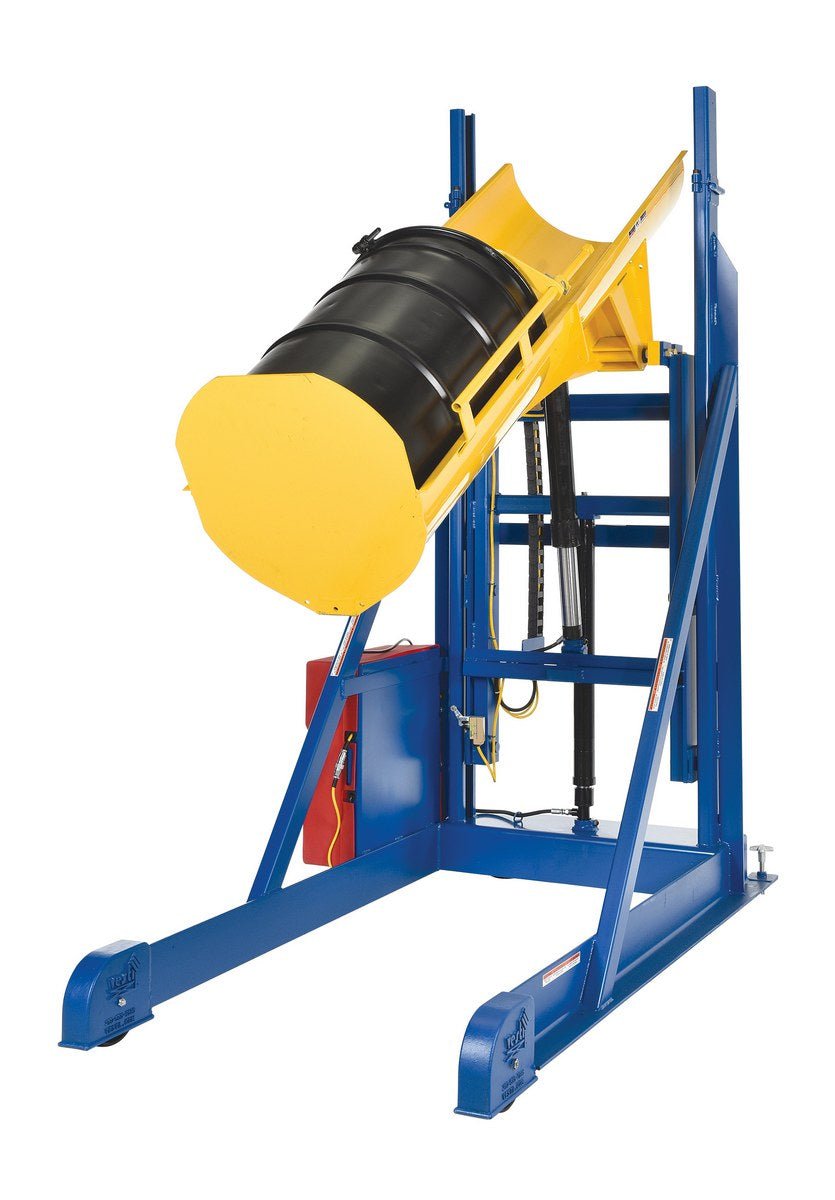 Lift-and-Dump Hydraulic Drum Dumpers - Vestil