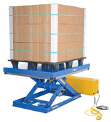 Low Profile Electric/Hydraulic Scissor Lift Tables Vestil