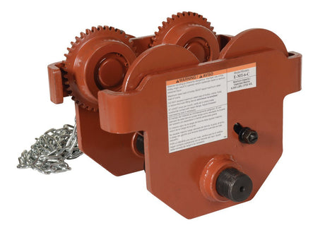 Low Profile Manual Trollies E-MT-6-C Vestil 6000 Geared