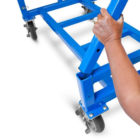 Manatee - Heavy Duty 6 Foot Material Handling Cart Gulf Wave