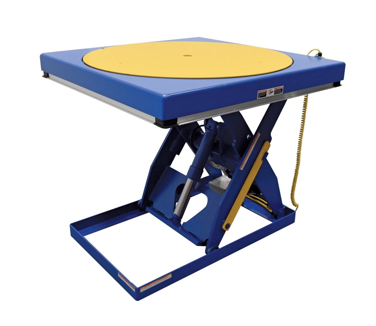 Manual Built-In Carousel for Scissor Tables - Vestil