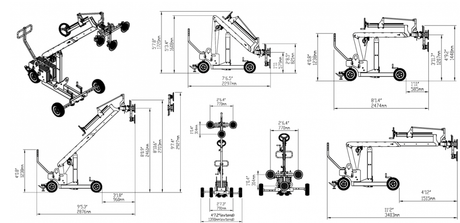 Manual Glass Robot GRM250 DTS Glass & Material Handling Equipment