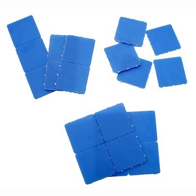 Masonry Shims - Plastic - 2" x 2" x 1/16" 990/Pkg Bon Tool