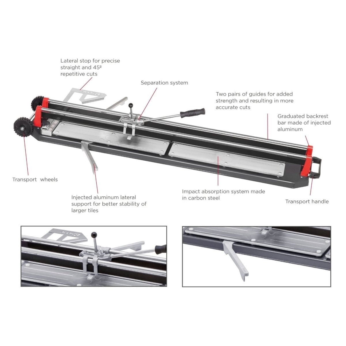 MASTER PLUS-125 - 49 Inch Tile Cutter - Cortag