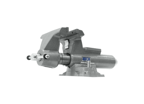 Mechanics Pro Vise 10" Jaw Width, 12" Jaw Opening, 360° Swivel Base Wilton