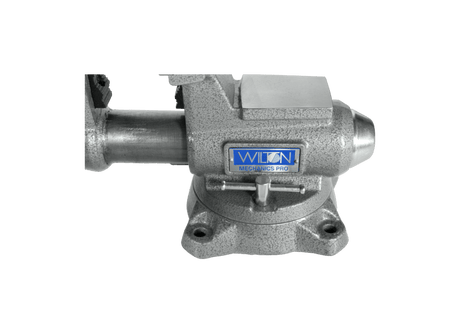 Mechanics Pro Vise 5-1/2" Jaw Width, 5" Jaw Opening, 360° Swivel Base Wilton