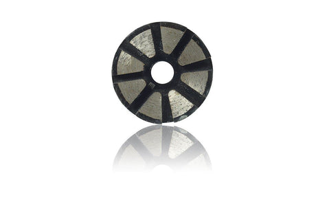 Metal Floor Disc - 3" - 8 Segment 37-MS03HB16 Diamond Tool Store 16 37 Series Hook and Loop Hard