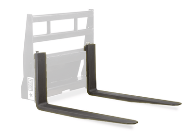 Mini Forks and Frames F136X4X36CL1 Star Industries Forks Only - Size: 1.36" x4" X 36" CL1 - Pair