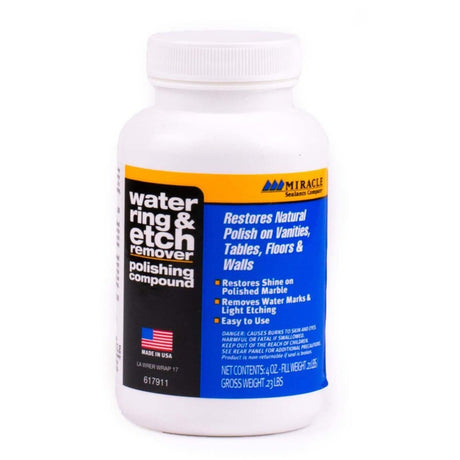 Miracle Water Ring Etch Remover Miracle Sealants