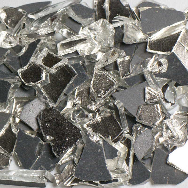 Mirror Terrazzo Glass TMIRROR1-50 American Specialty Glass 50 Lb. #1 (1/8" - 1/4")