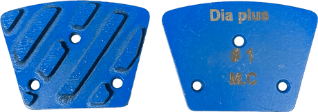 Multi Layered Brazed Trapezoid Grinding Segment VBT-BS-1 Dia Plus Blue Stripe