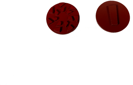 Multi Layered Brazed Trapezoid Grinding Segment VBT-HSCSM-1 Dia Plus Circle Segments - Step 1 (Scanmaskin)