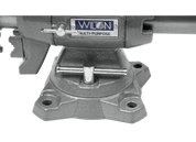 Multi-Purpose Bench Vise, 6-1/2" Jaw Width", 360° Rotating Head & Base - Wilton