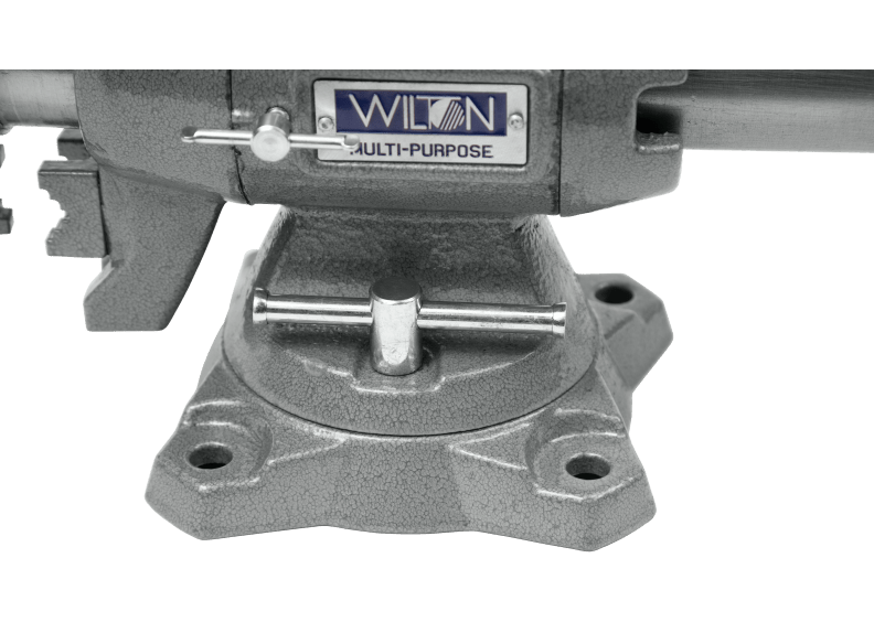 Multi-Purpose Bench Vise, 6-1/2" Jaw Width", 360° Rotating Head & Base - Wilton
