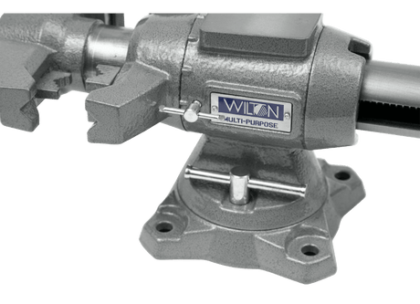 Multi-Purpose Bench Vise, 6-1/2" Jaw Width", 360° Rotating Head & Base Wilton