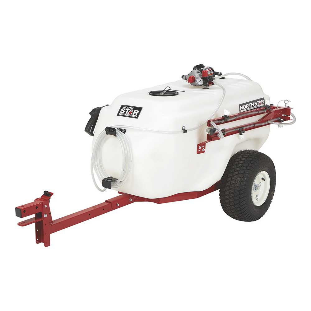 NorthStar Tow-Behind Trailer Boom Broadcast and Spot Sprayer | 101-Gallon Capacity | 7.0 GPM | 12 Volt DC - NorthStar