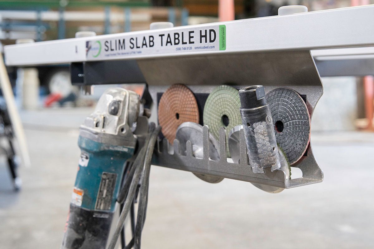 Omni Cubed Slim Slab Table Tool Shelf - Omni Cubed