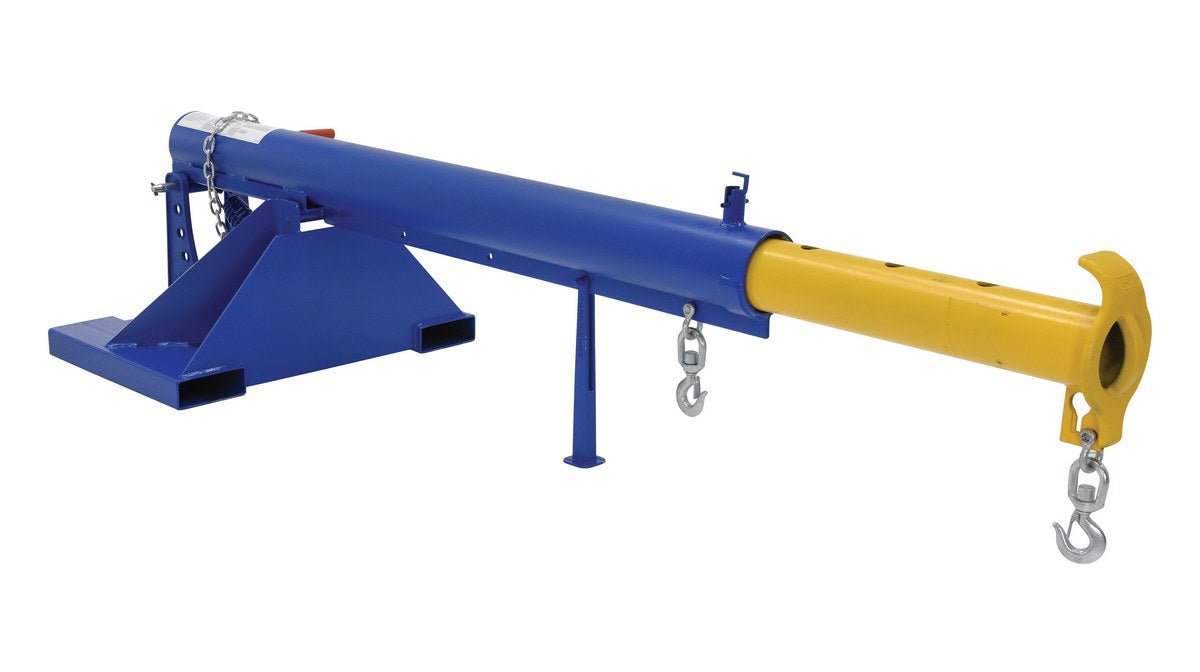 Stop Boom Rotation Orbiting Booms | Orbit Forklift Boom | Large Capacity Booms | Vestil ...