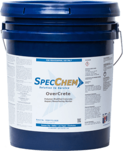 OverCrete Polymer-Modified Concrete Repair/Resurfacing Mortar - SpecChem