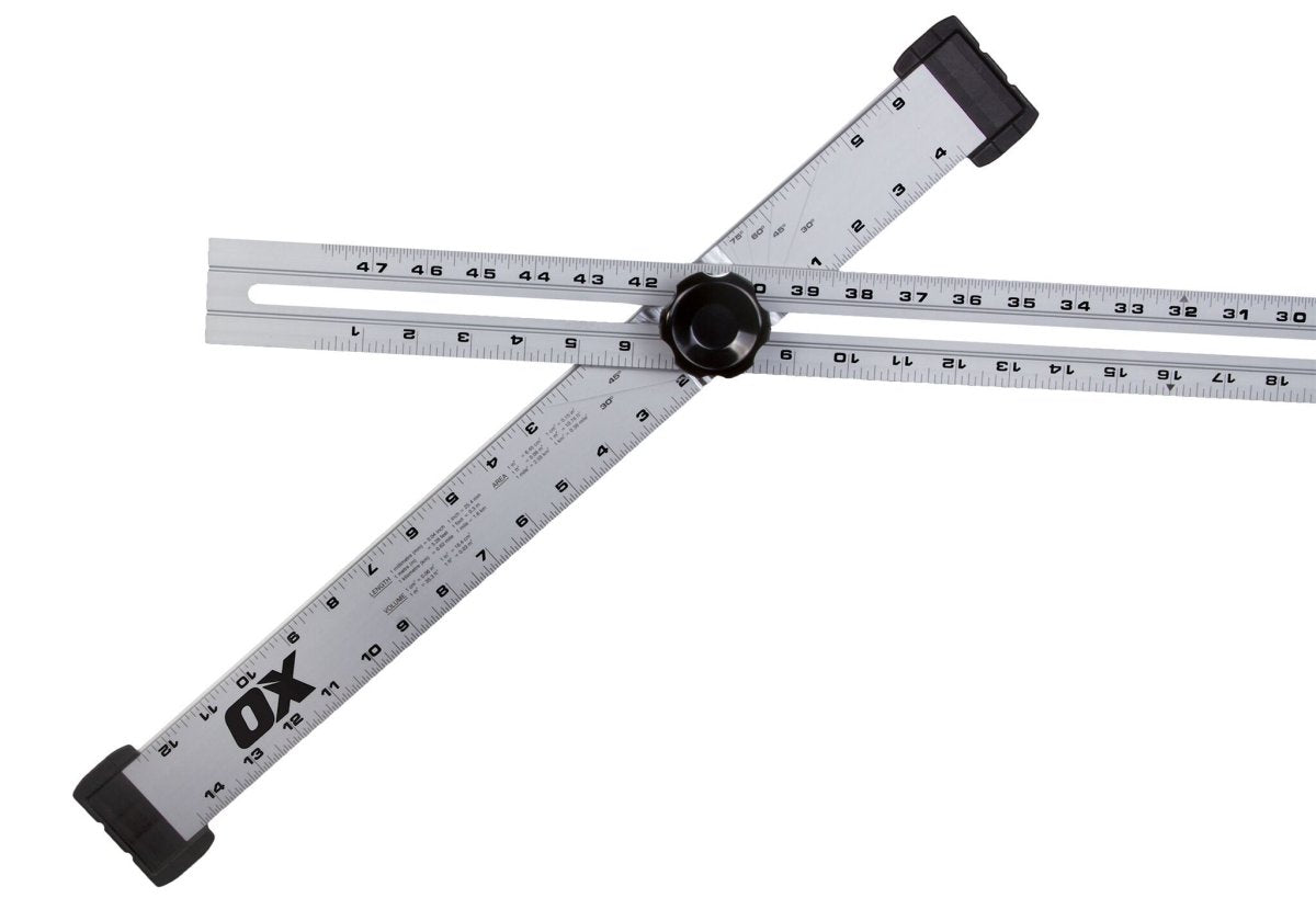 Ox Pro Adjustable T Square - Imperial, T Square Level