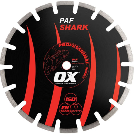 Ox Pro Asphalt Walk Behind Saw Diamond Blade Ox Tools