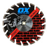 Ox Professional Masonry & Brick Blade With 10 Mm Segments And U Gullet - Ox Tools