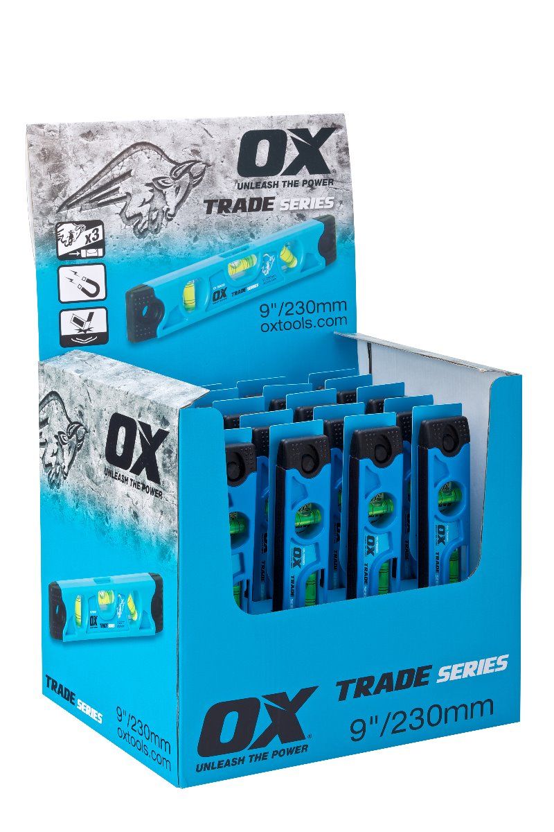 Ox Trade Torpedo Level - 9"/230MM - Ox Tools