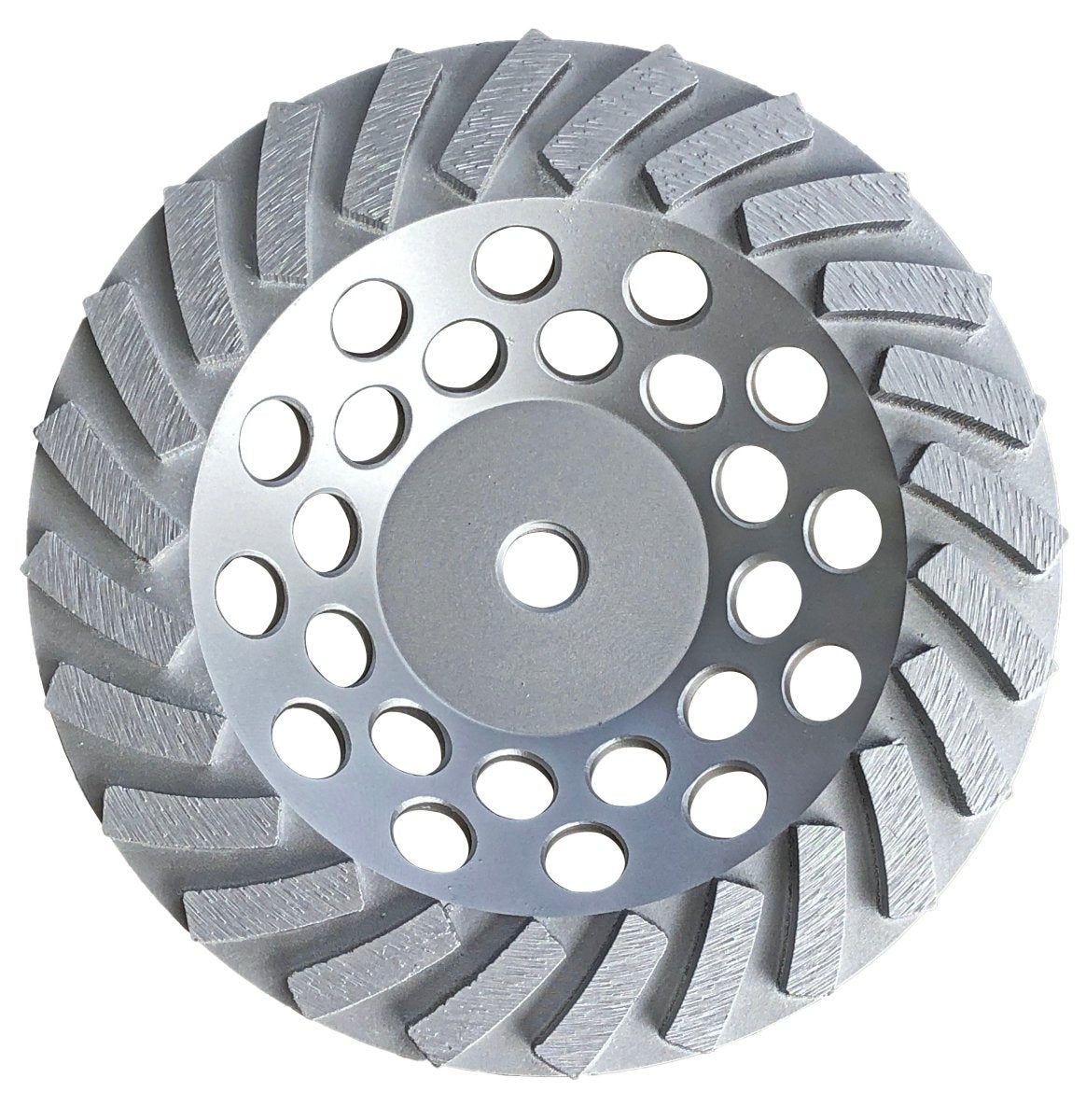 Ox Ultimate Spiral Cup Wheel 7" 24 Segments - 5/8"-11 Threaded Arbor - Ox Tools