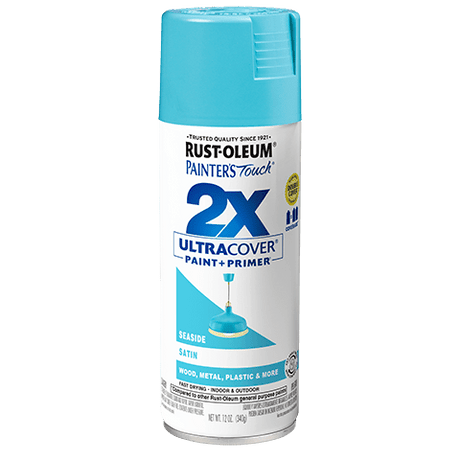 Painter's Touch 2X Ultra Cover Satin Spray Paint - 12oz (6 Count) 334095 Rust-Oleum Sea Side