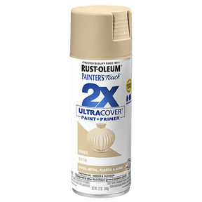 Painter's Touch 2X Ultra Cover Satin Spray Paint - 12oz (6 Count) 334067 Rust-Oleum Fossil