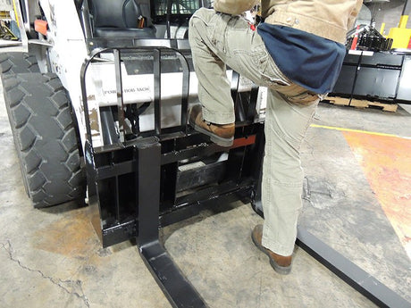 Pallet Forks – 5,000 Lbs. Capacity Walk-Through Blue Diamond Attachments