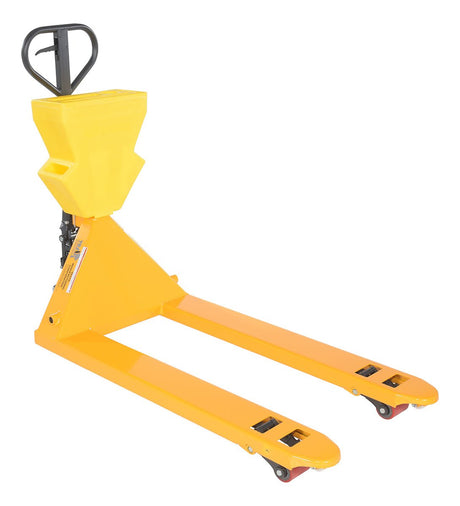 Pallet Trucks with P-CADDY PM5-2748-Y-UP-001 Vestil 61.1875"x27"x48" Yellow Pallet Truck 20x48 w/ Yellow P-CADDY